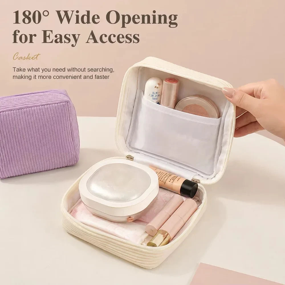 Flannel Travel Cosmetic Organizer