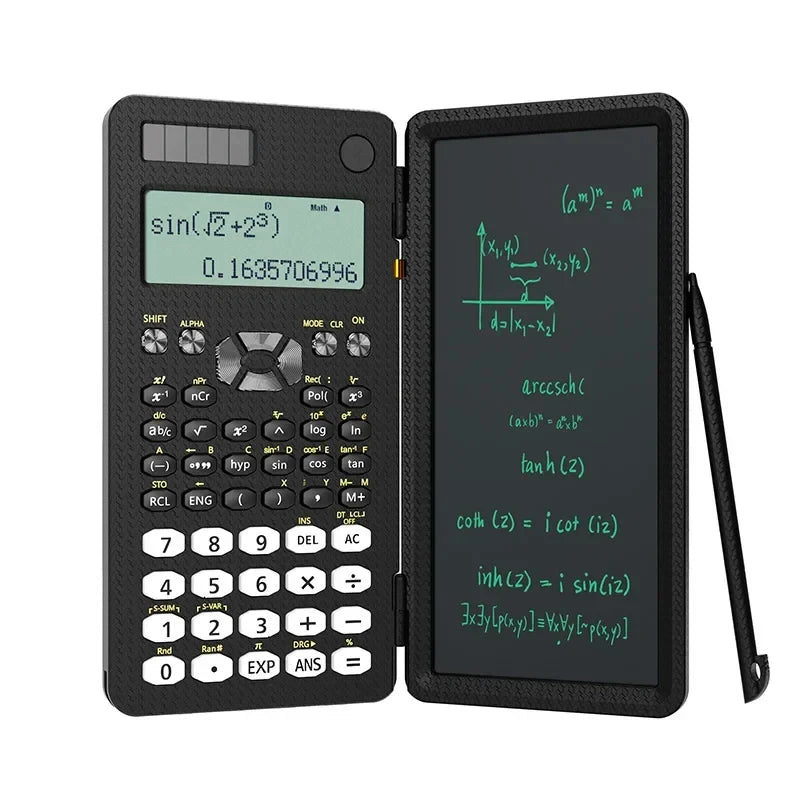Mini Scientific Calculator with Writing Tablet